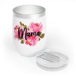 Floral MAMA Wine Tumbler