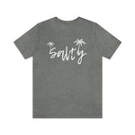 SALTY Tshirt, Beach Graphic Tees for women