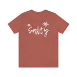 SALTY Tshirt, Beach Graphic Tees for women