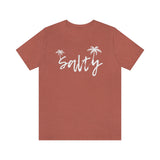 SALTY Tshirt, Beach Graphic Tees for women