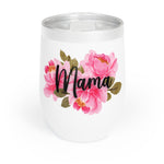 Floral MAMA Wine Tumbler