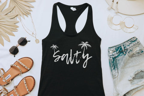 SALTY Racerback Tank Top