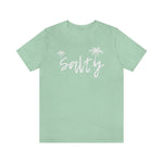 SALTY Tshirt, Beach Graphic Tees for women