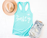 SALTY Racerback Tank Top